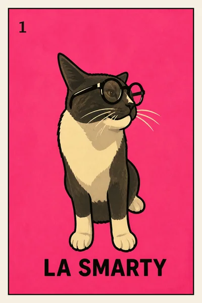 La Smarty — custom Lotería card