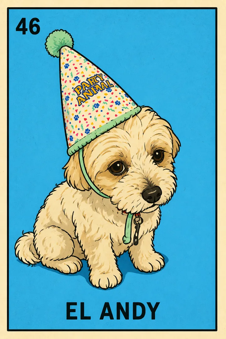 El Andy - Custom Lotería card