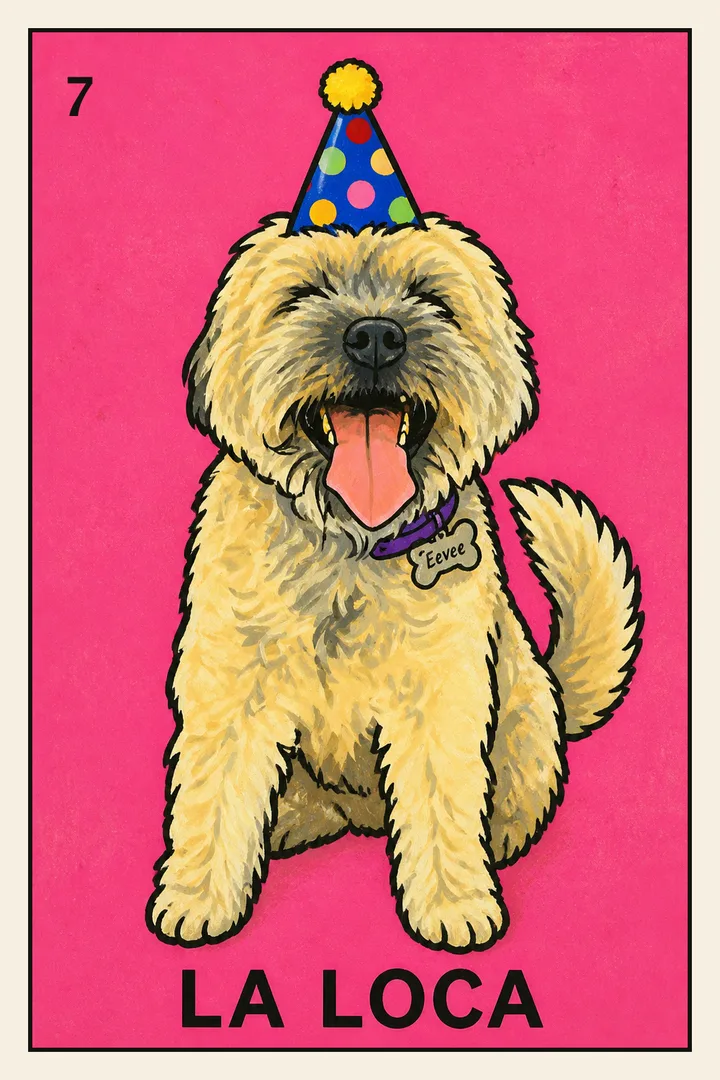 La Loca - Custom Lotería card